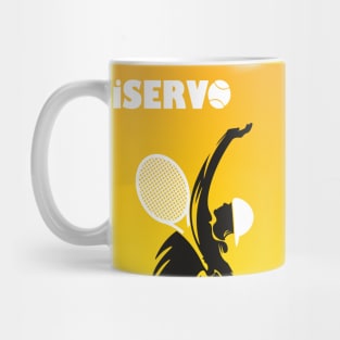 tennis serve Mug